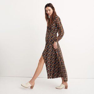 Madewell Nightflower Maxi Dress in Prairie Blossoms, Size 00